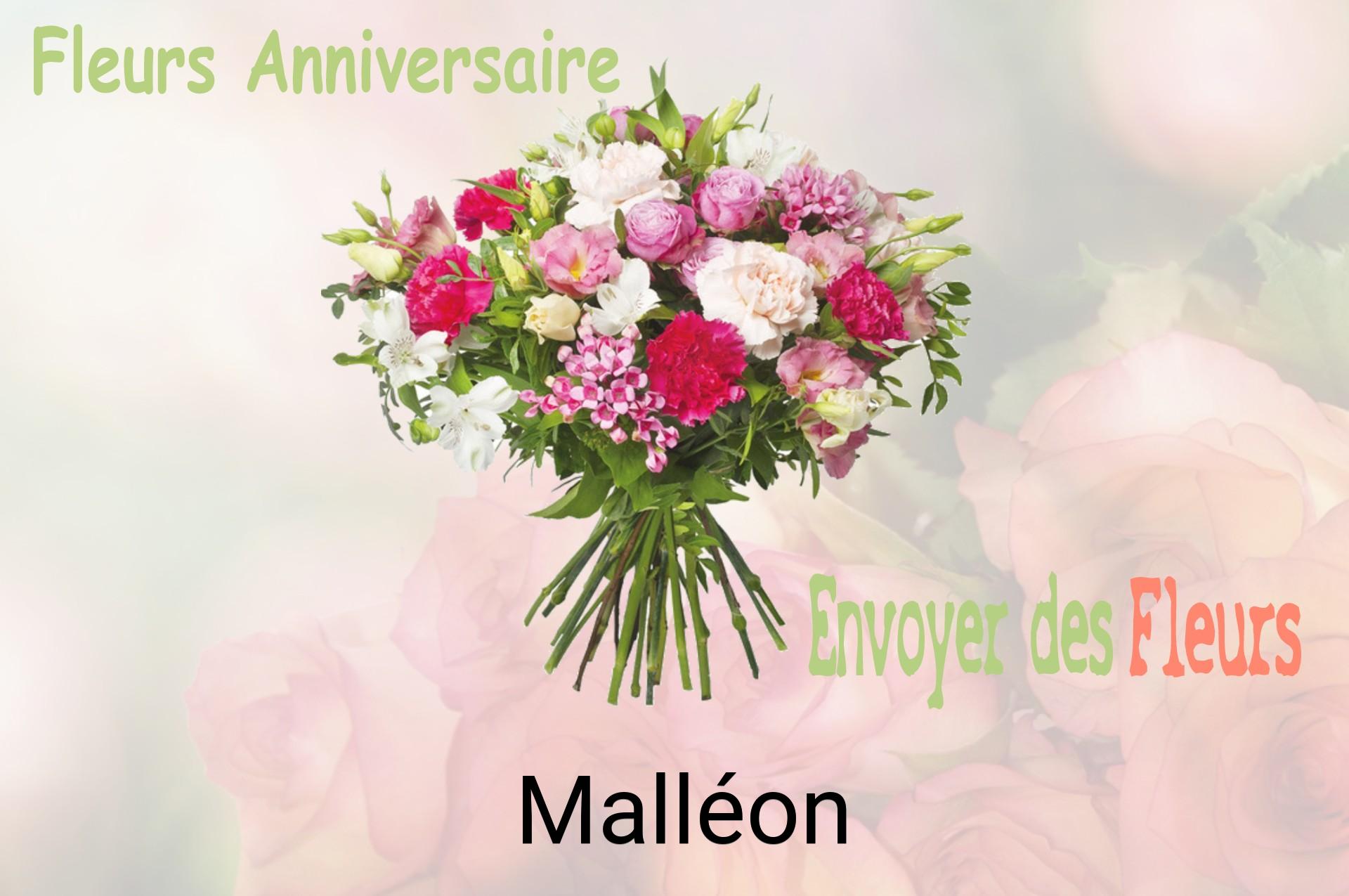Bouquet de fleurs d’anniversaire livré à Malléon